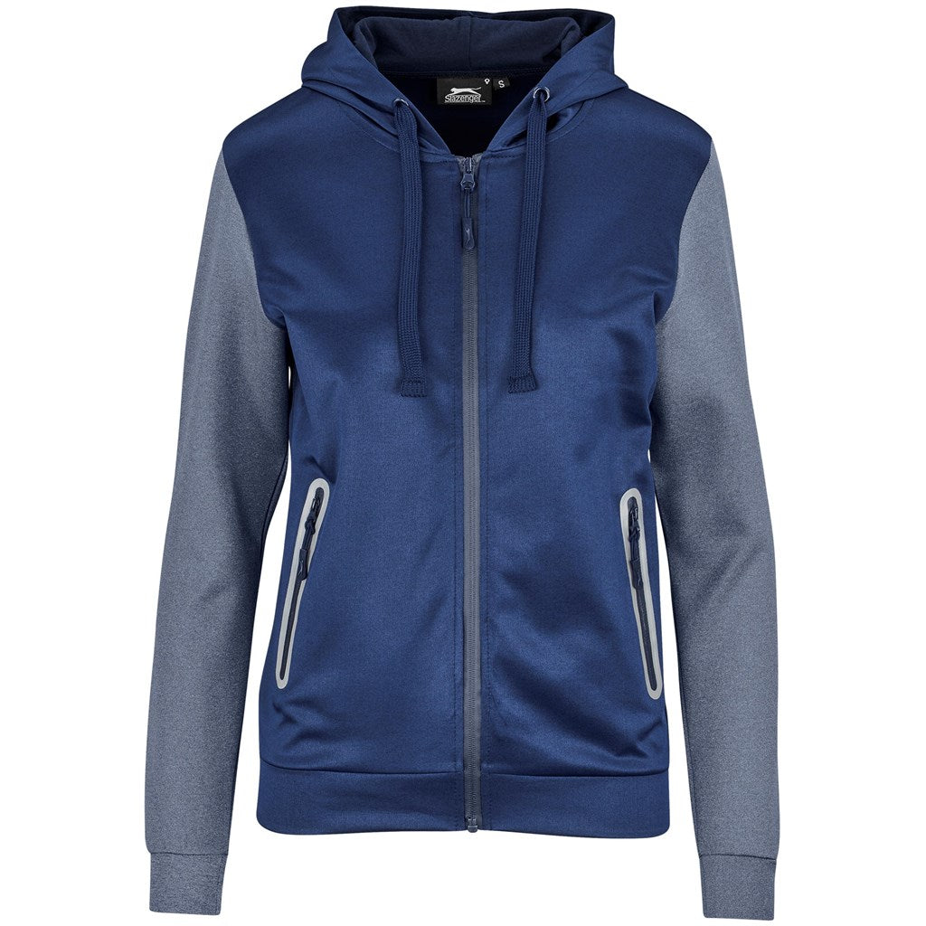 Ladies Maxx Jacket - Blue Mirelle Leather and Lifestyle