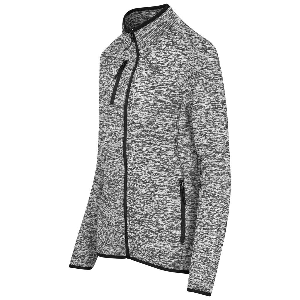 Ladies Paragon Fleece Jacket - Grey Mirelle Leather and Lifestyle