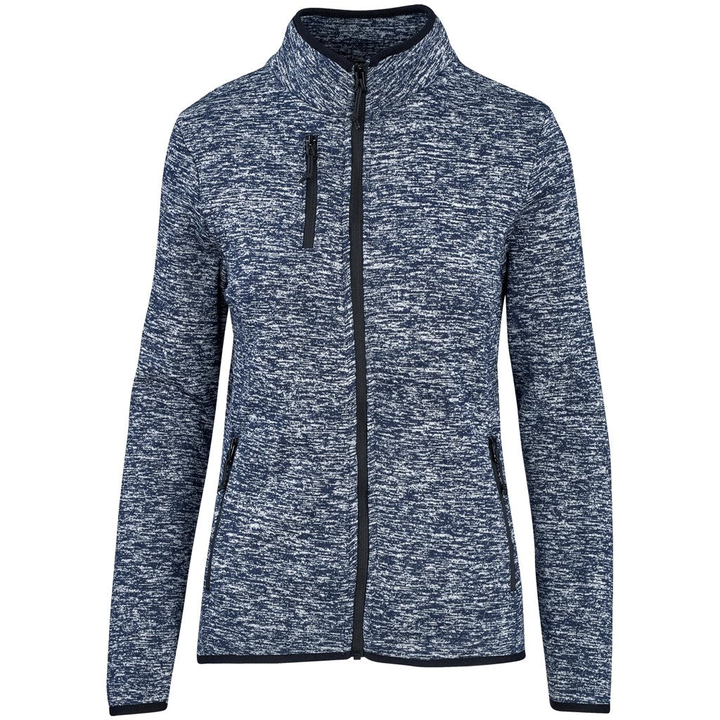 Ladies Paragon Fleece Jacket - Navy Mirelle Leather and Lifestyle