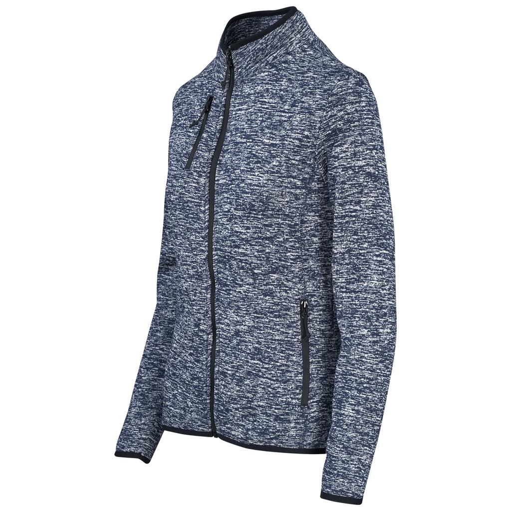 Ladies Paragon Fleece Jacket - Navy Mirelle Leather and Lifestyle