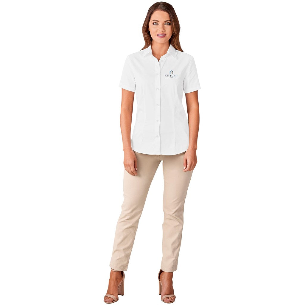 Ladies Short Sleeve Milano Shirt - South Africa - Mirelle Leather and Lifestyle
