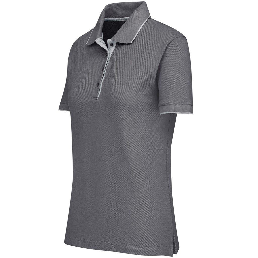 Ladies Wentworth Golf Shirt - Grey - South Africa - Mirelle Leather and Lifestyle