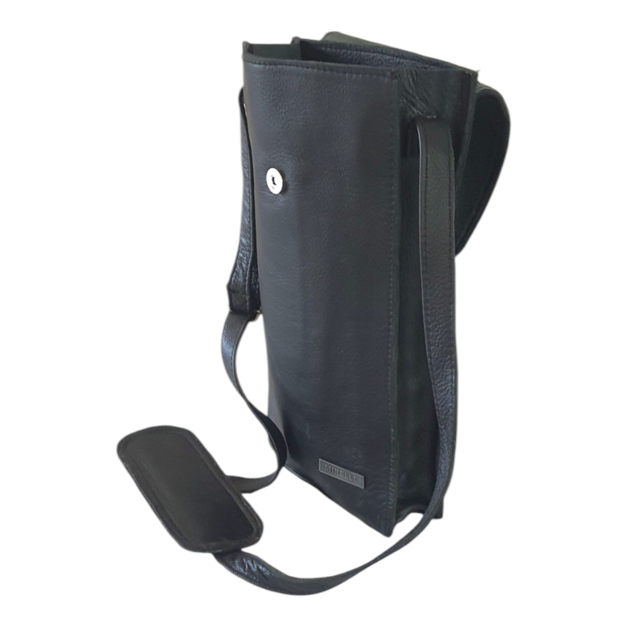 Leather 2 Bottle Sling Carrier Bag | MIRELLE ZA Food & Beverage Carriers Mirelle Leather and Lifestyle
