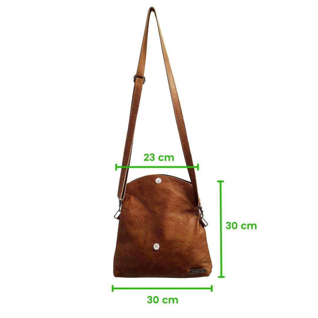 Leather 3-Way Convertible Backpack | Messenger Handbag - MIRELLE - MIRELLE Leather and Lifestyle