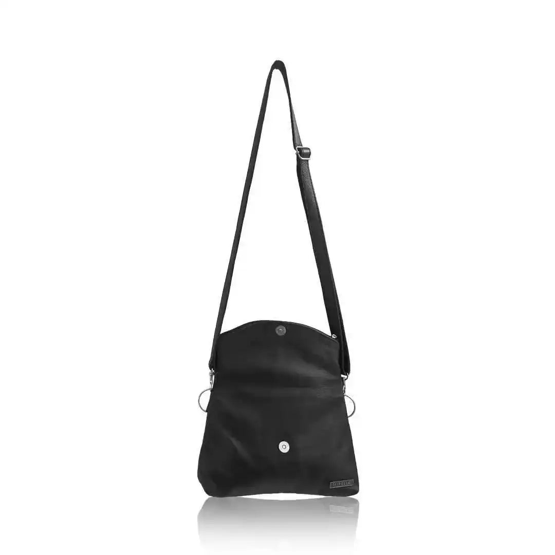 Leather 3-Way Convertible Backpack | Messenger Handbag - MIRELLE ZA Backpack Mirelle Leather and Lifestyle