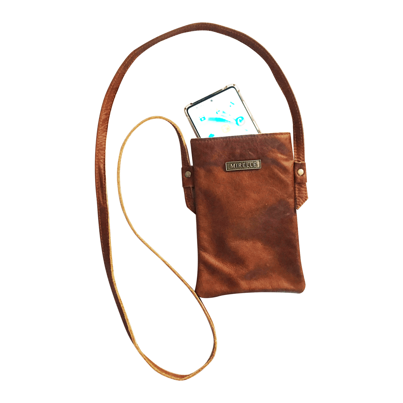 Leather Cellphone Crossbody Sling Handbag for Ladies | MIRELLE ZA Crossbody Handbag Mirelle Leather and Lifestyle
