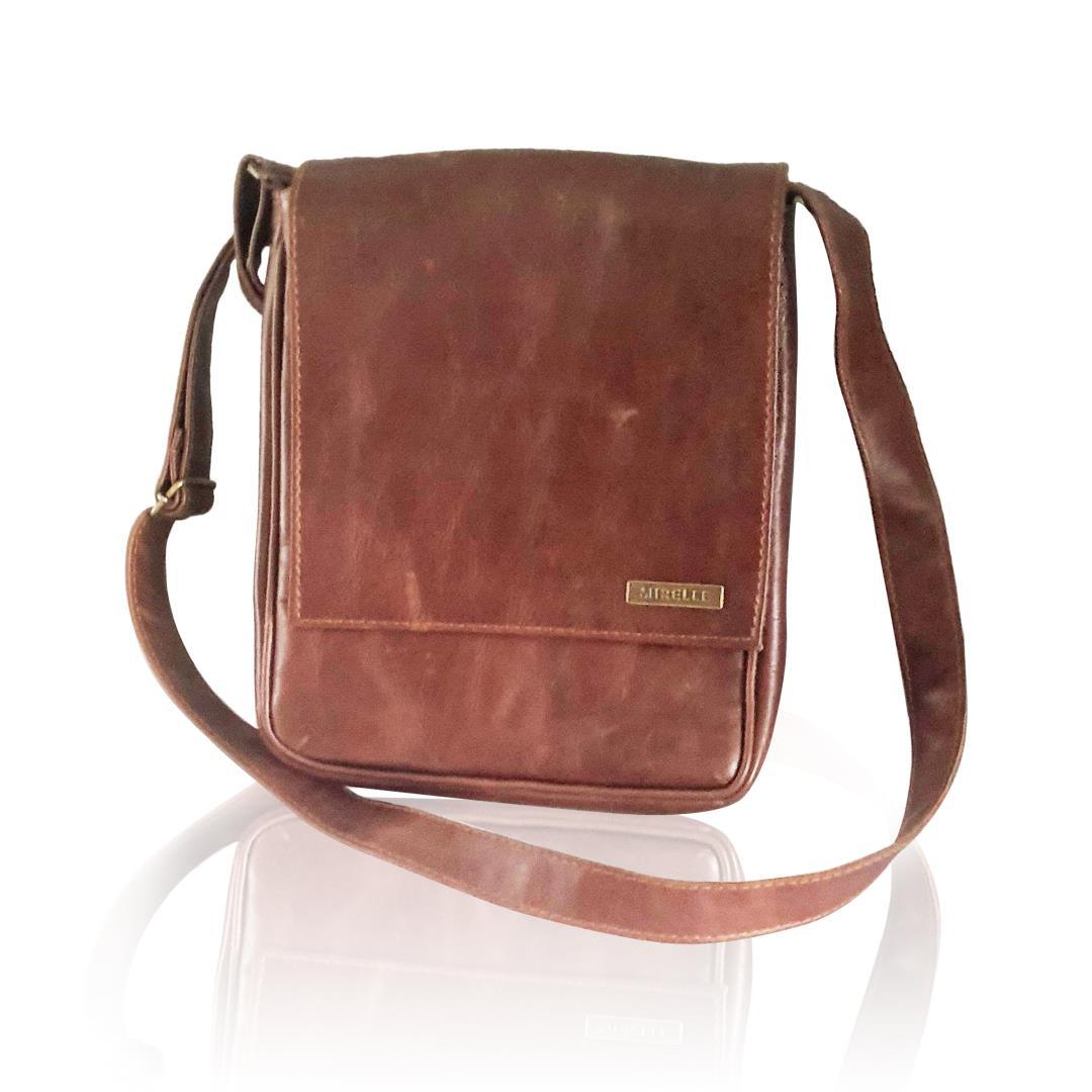 Leather Messenger Bag | MIRELLE ZA Messenger bag Mirelle Leather and Lifestyle