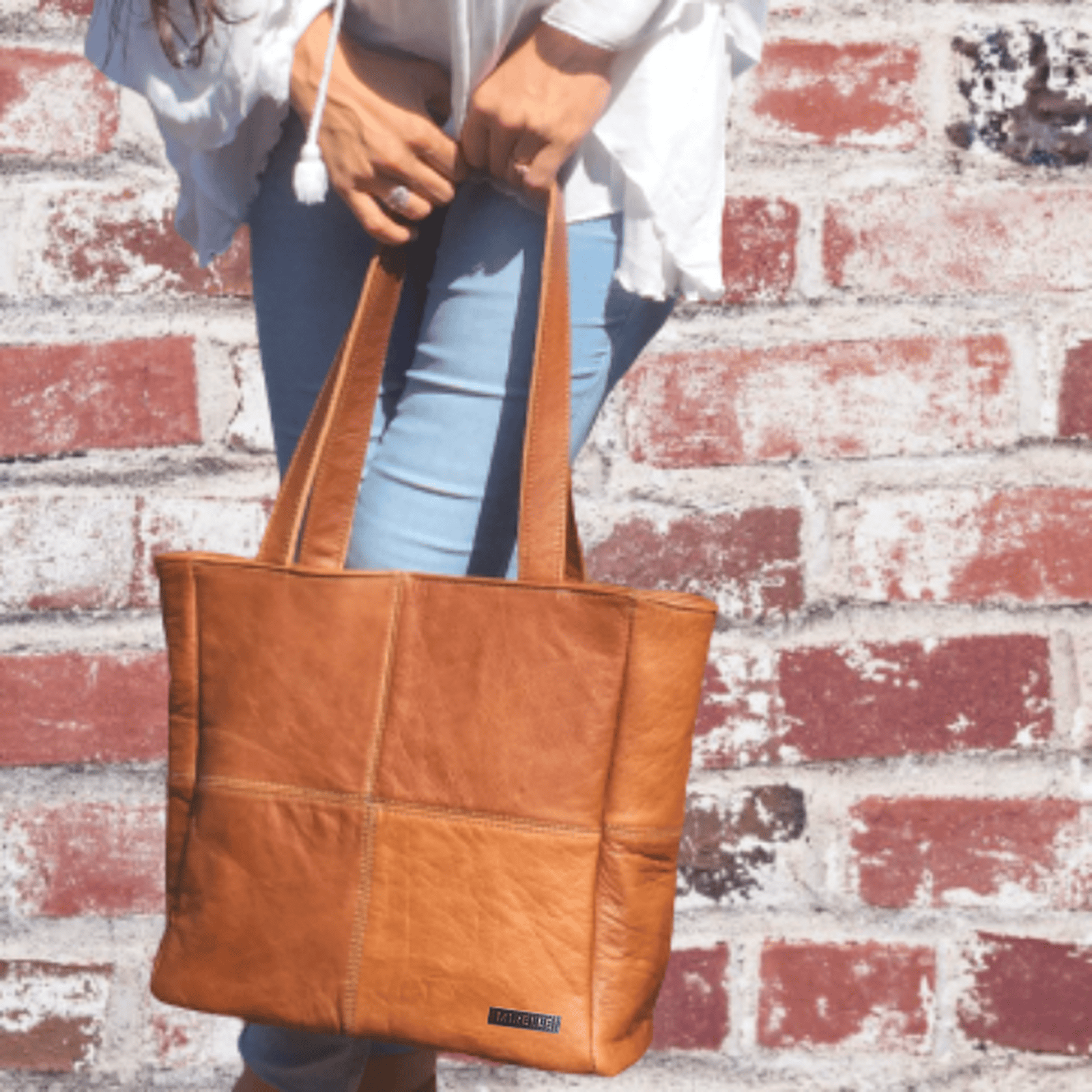 Leather Shopper Handbag - Classic Style | MIRELLE ZA Tote Mirelle Leather and Lifestyle