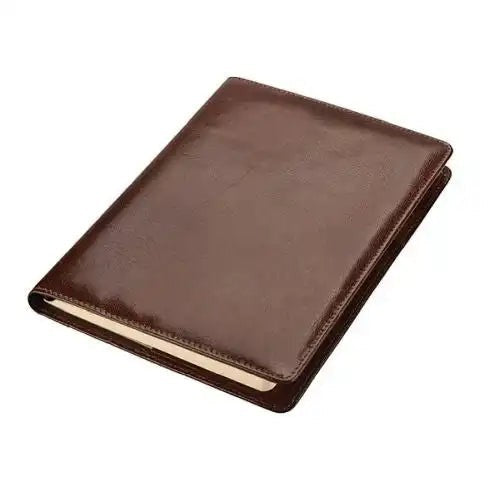 Leather Slip on A5 Notebook Cover with Refillable A5 Notebook - Pen Loop | MIRELLE ZA A5 Notebook Cover Mirelle Leather and Lifestyle