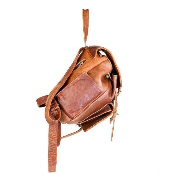 Leather Tourist Backpack Satchel Handbag | MIRELLE ZA Backpack Mirelle Leather and Lifestyle