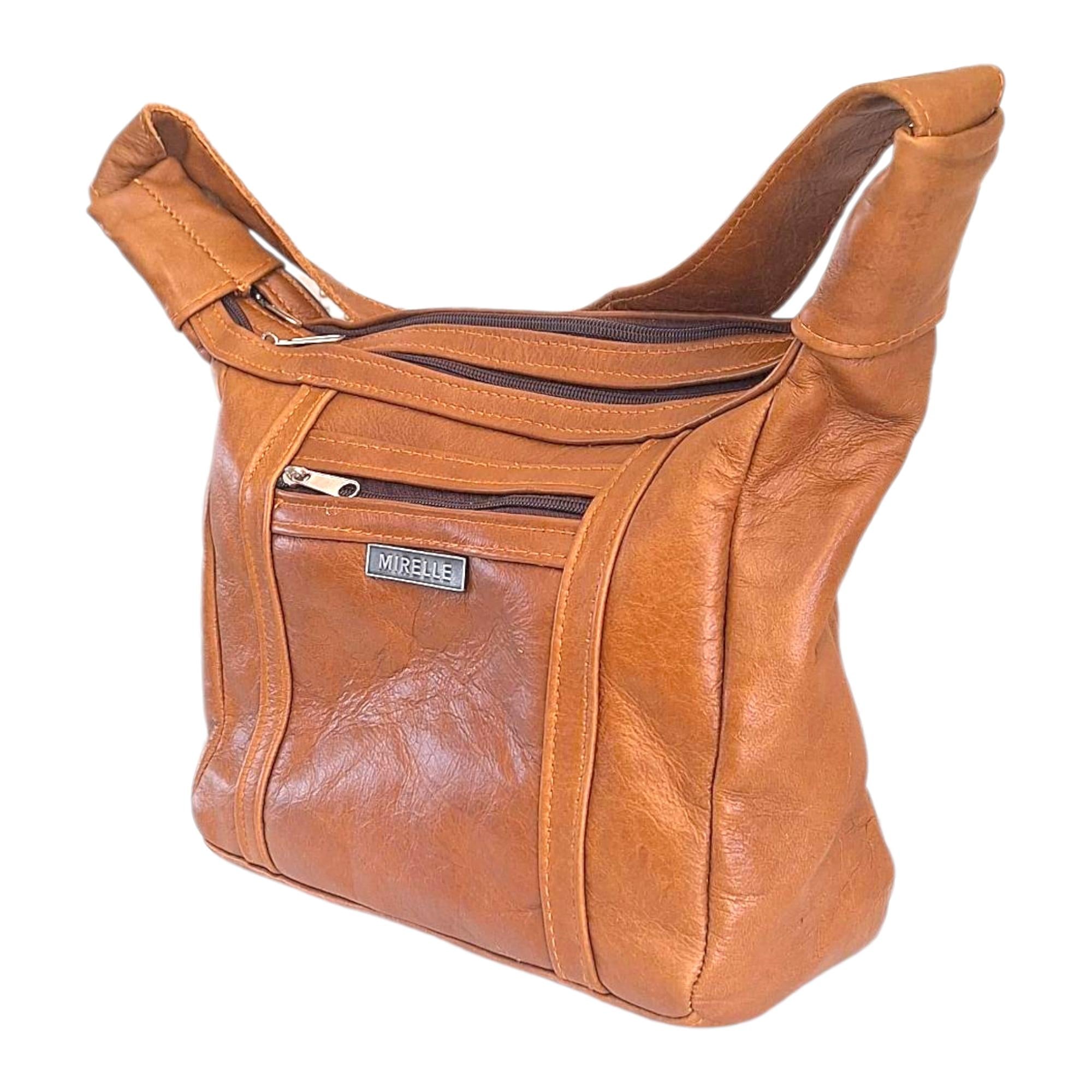 Leather Under The Arm Shoulder Handbag | MIRELLE ZA Leather Handbag Mirelle Leather and Lifestyle