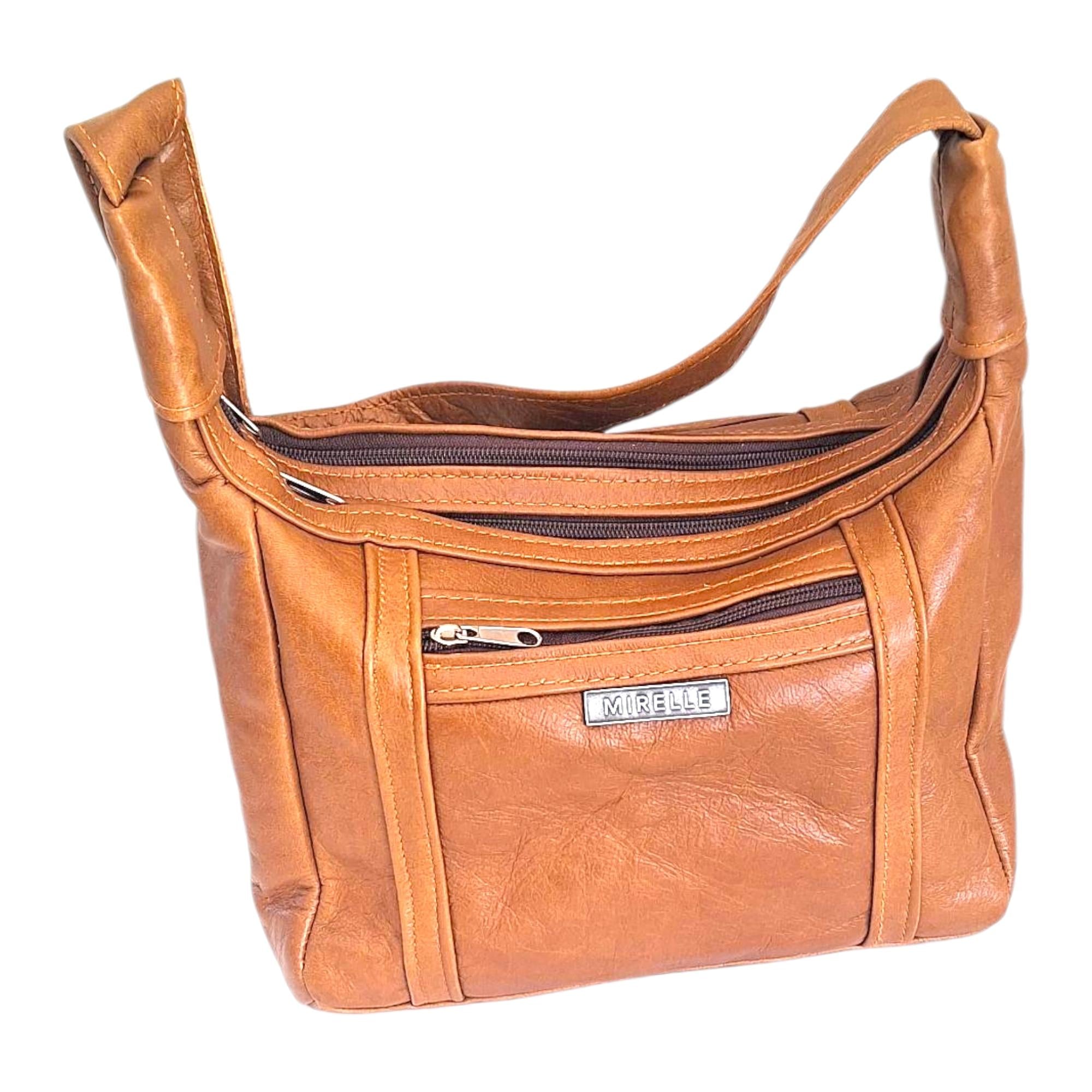 Leather Under The Arm Shoulder Handbag | MIRELLE ZA Leather Handbag Mirelle Leather and Lifestyle