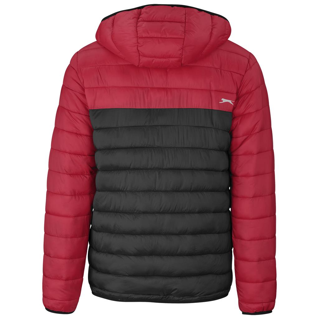 Mens Kyoto Two-Tone Jacket - Black Red Mirelle Leather and Lifestyle