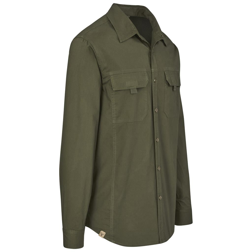 Mens Long Sleeve Mawenzi Twill Shirt - South Africa - Mirelle Leather and Lifestyle