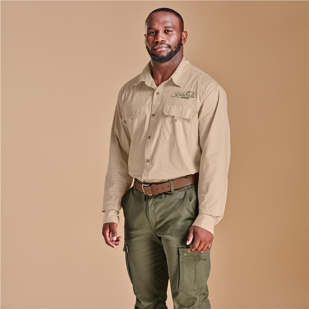 Mens Long Sleeve Mawenzi Twill Shirt - South Africa - Mirelle Leather and Lifestyle