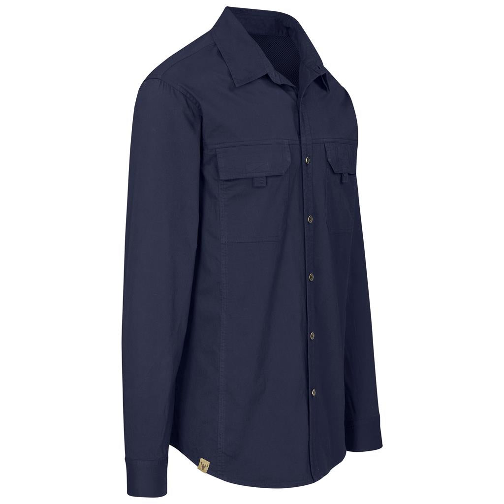 Mens Long Sleeve Mawenzi Twill Shirt - South Africa - Mirelle Leather and Lifestyle