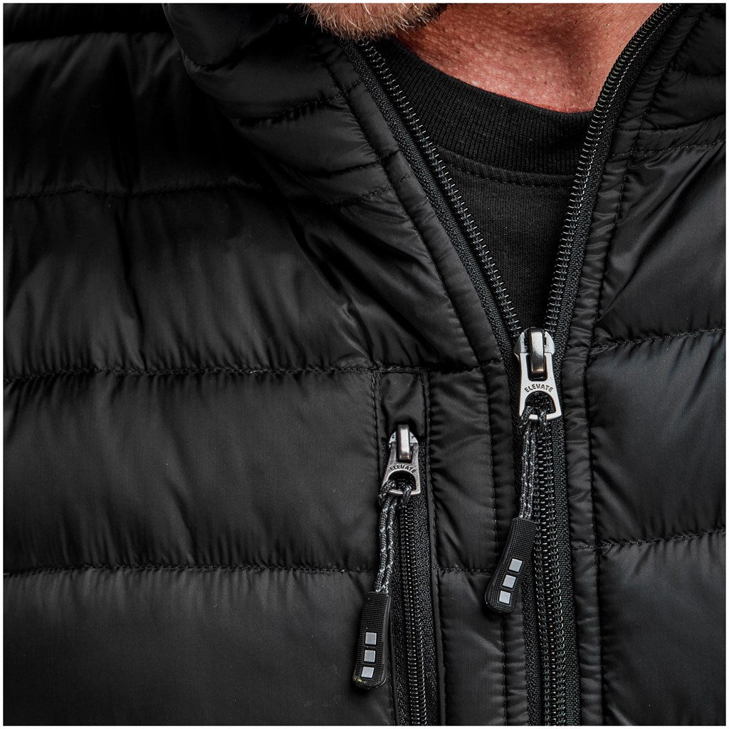 Mens Scotia Light Down Jacket - Black Mirelle Leather and Lifestyle