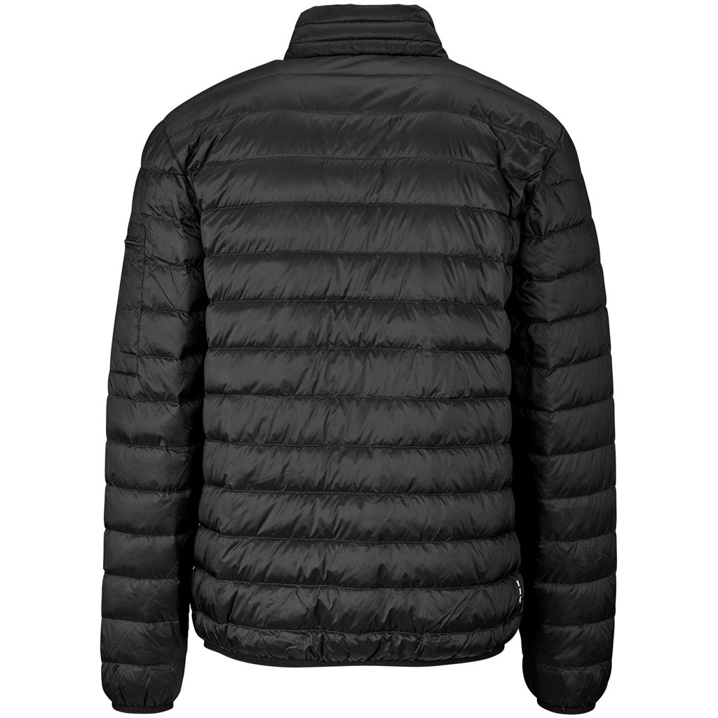 Mens Scotia Light Down Jacket - Black Mirelle Leather and Lifestyle