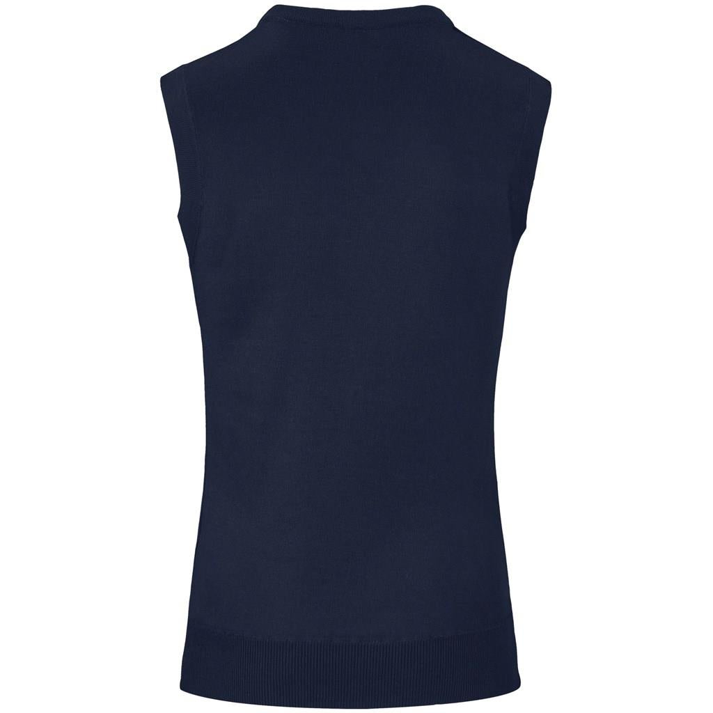 Mens Sleeveless Peru V-Neck Jersey - Navy Mirelle Leather and Lifestyle