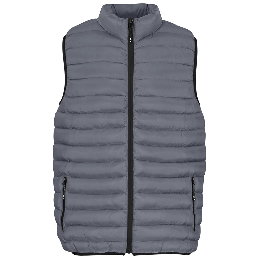 Mens Utah Bodywarmer - Dark Grey Mirelle Leather and Lifestyle