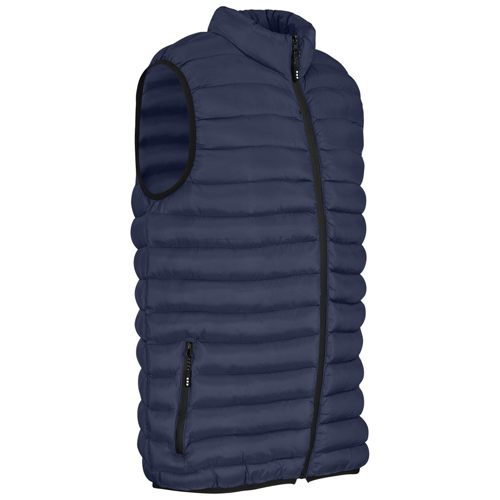 Mens Utah Bodywarmer - Navy Mirelle Leather and Lifestyle