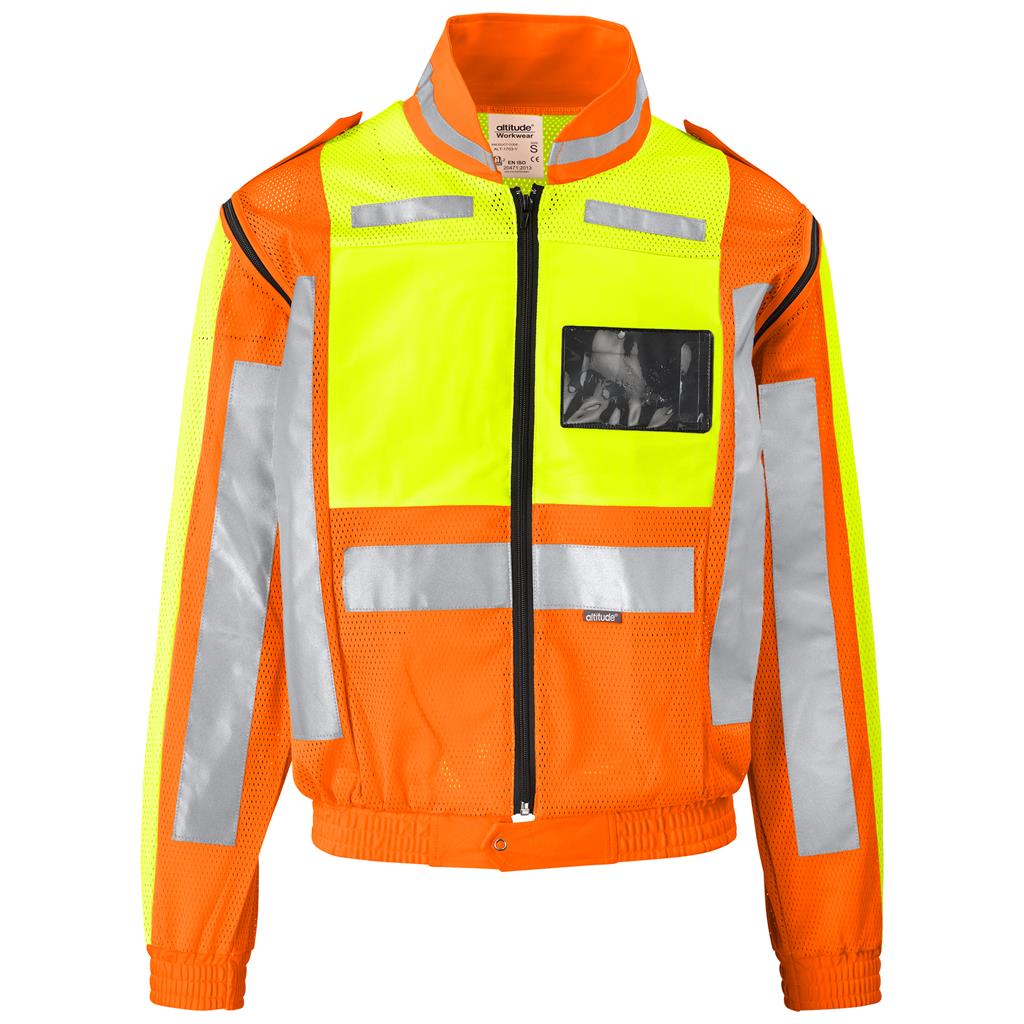 Metro Two-Tone Hi-Viz Reflective Zip-Off Jacket Mirelle Leather and Lifestyle