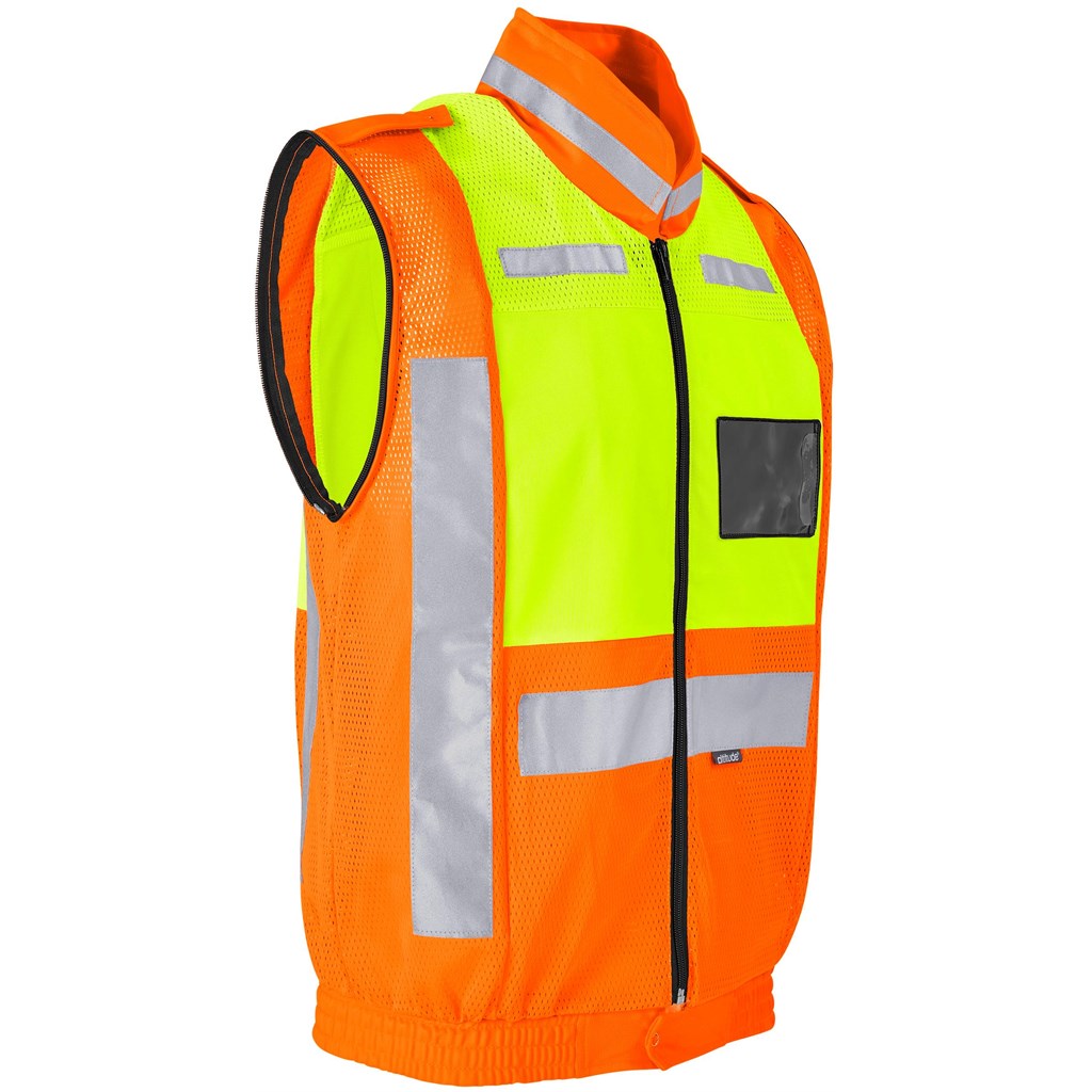 Metro Two-Tone Hi-Viz Reflective Zip-Off Jacket Mirelle Leather and Lifestyle