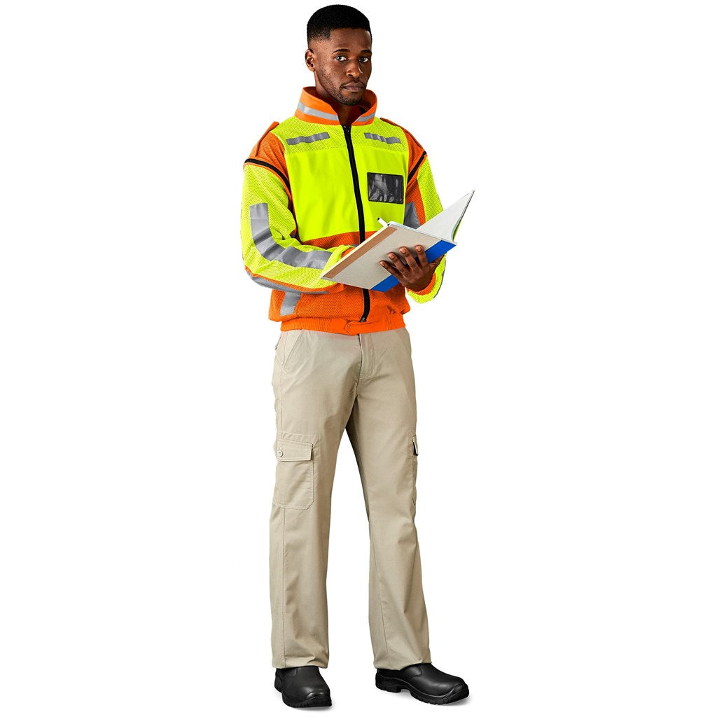 Metro Two-Tone Hi-Viz Reflective Zip-Off Jacket Mirelle Leather and Lifestyle
