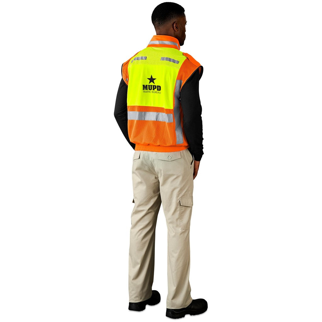 Metro Two-Tone Hi-Viz Reflective Zip-Off Jacket Mirelle Leather and Lifestyle