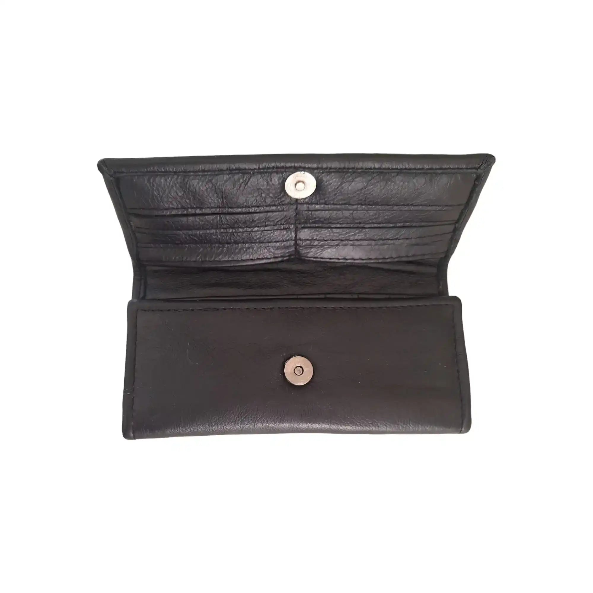 Mirelle Genuine Leather Classic Ladies Purse - Brown - MIRELLE Leather and Lifestyle