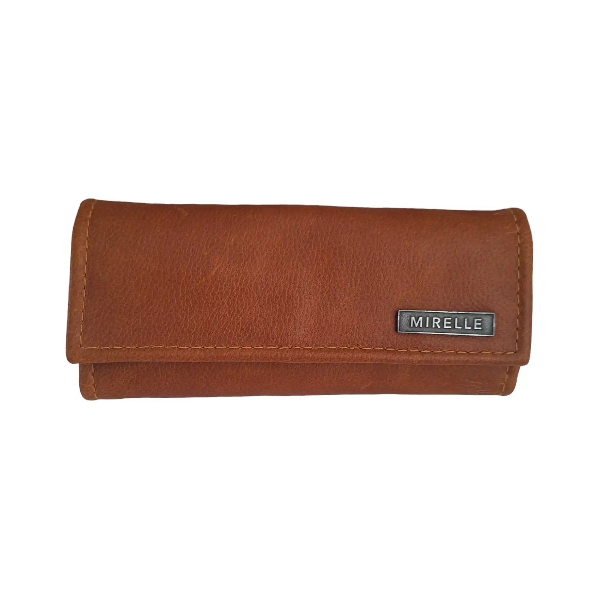 Mirelle Genuine Leather Classic Ladies Purse - Pecan Brown - South Africa - Mirelle Leather and Lifestyle