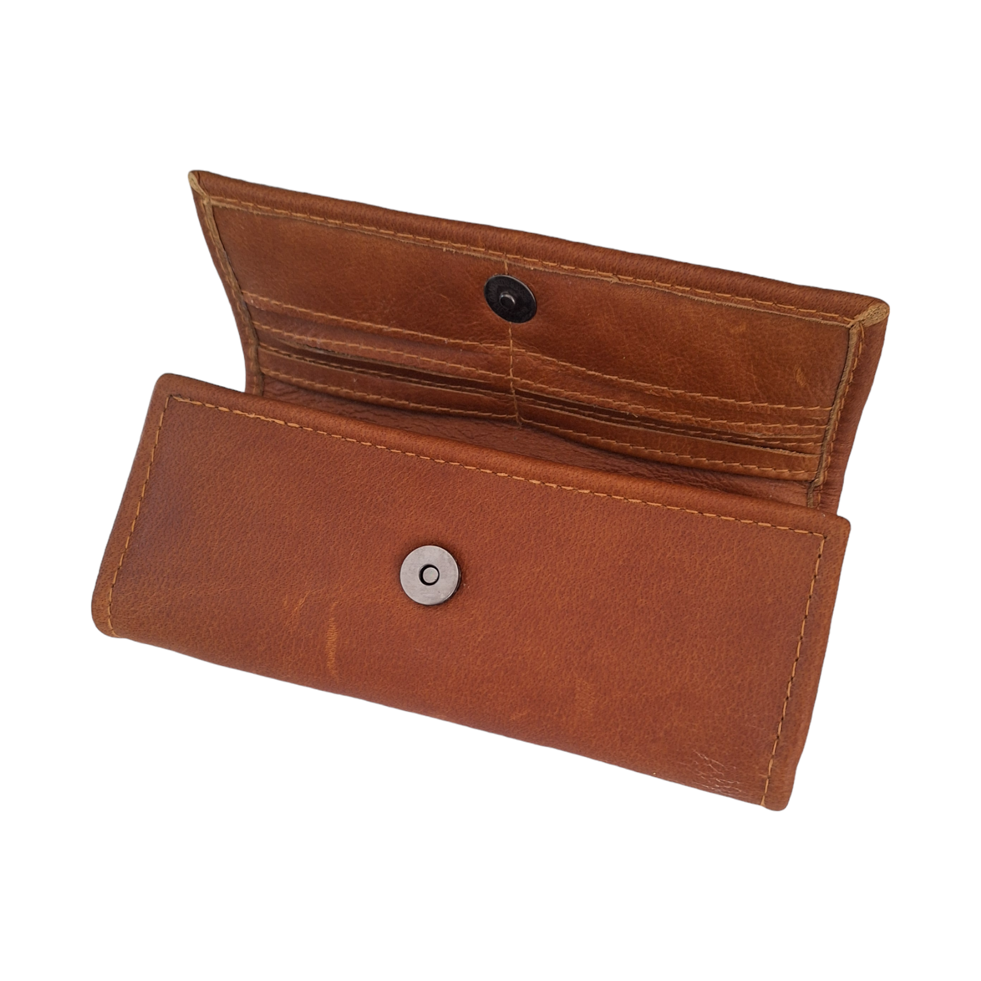 Mirelle Genuine Leather Classic Ladies Purse - Tan - MIRELLE Leather and Lifestyle