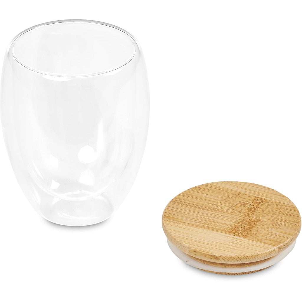 Okiyo Aibo Glass & Bamboo Coffee Set Mirelle Leather and Lifestyle