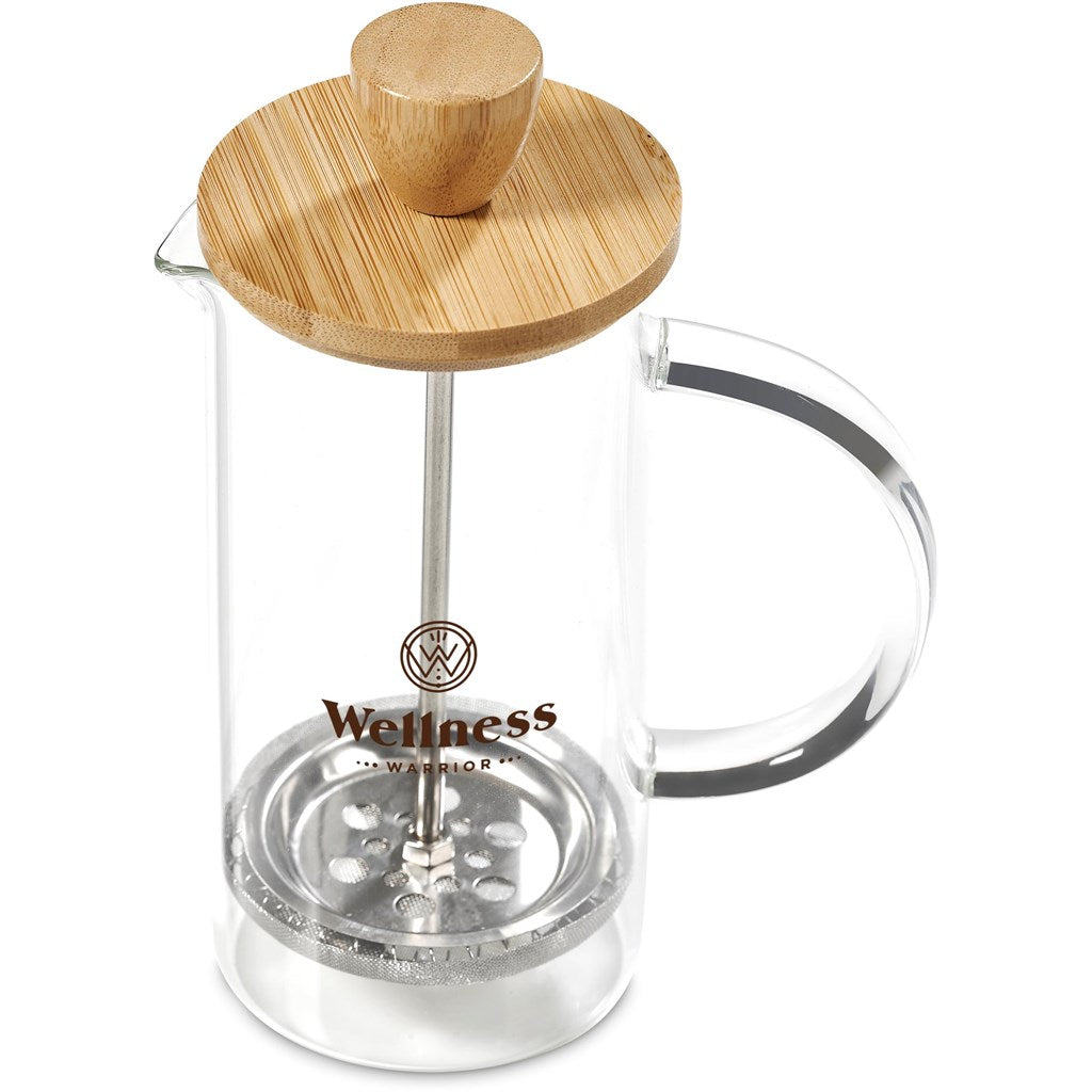Okiyo Aibo Glass & Bamboo Coffee Set Mirelle Leather and Lifestyle