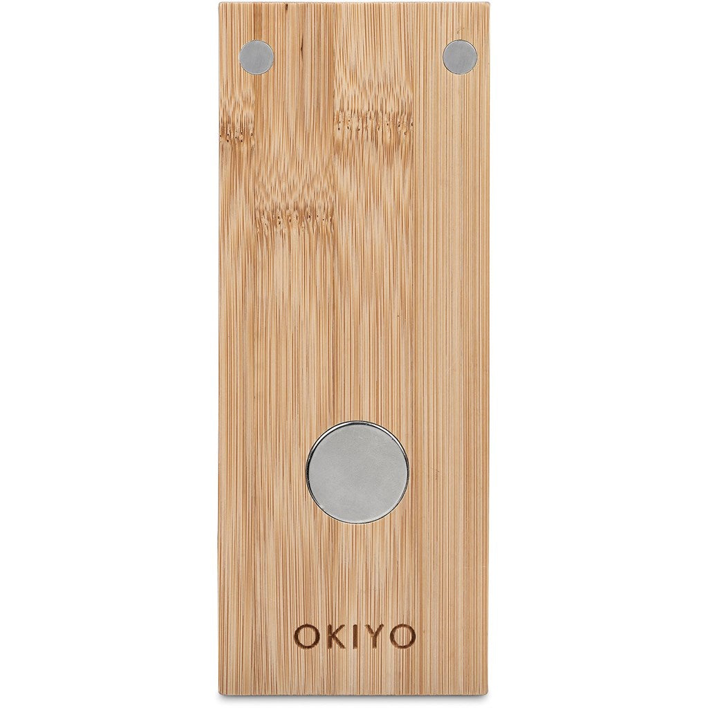 Okiyo Akeru Bamboo Fridge Bottle Opener Mirelle Leather and Lifestyle