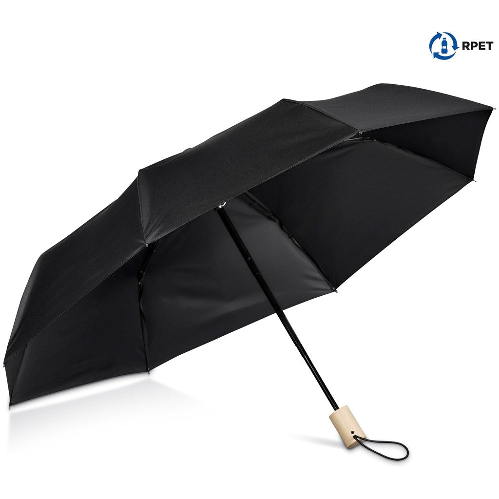 Okiyo Ameno Recycled PET Auto-Open Compact Umbrella Mirelle Leather and Lifestyle