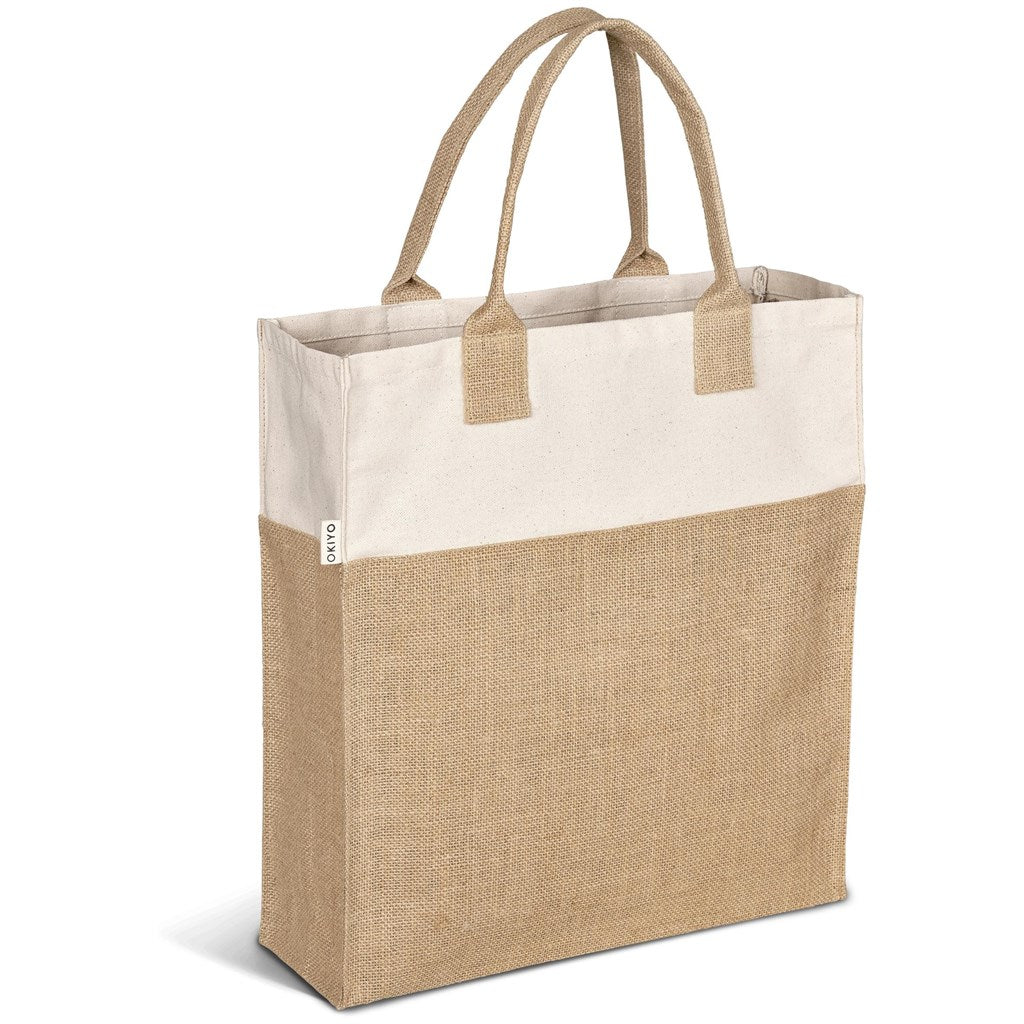 Okiyo Atsui Jute & Cotton Tote Mirelle Leather and Lifestyle