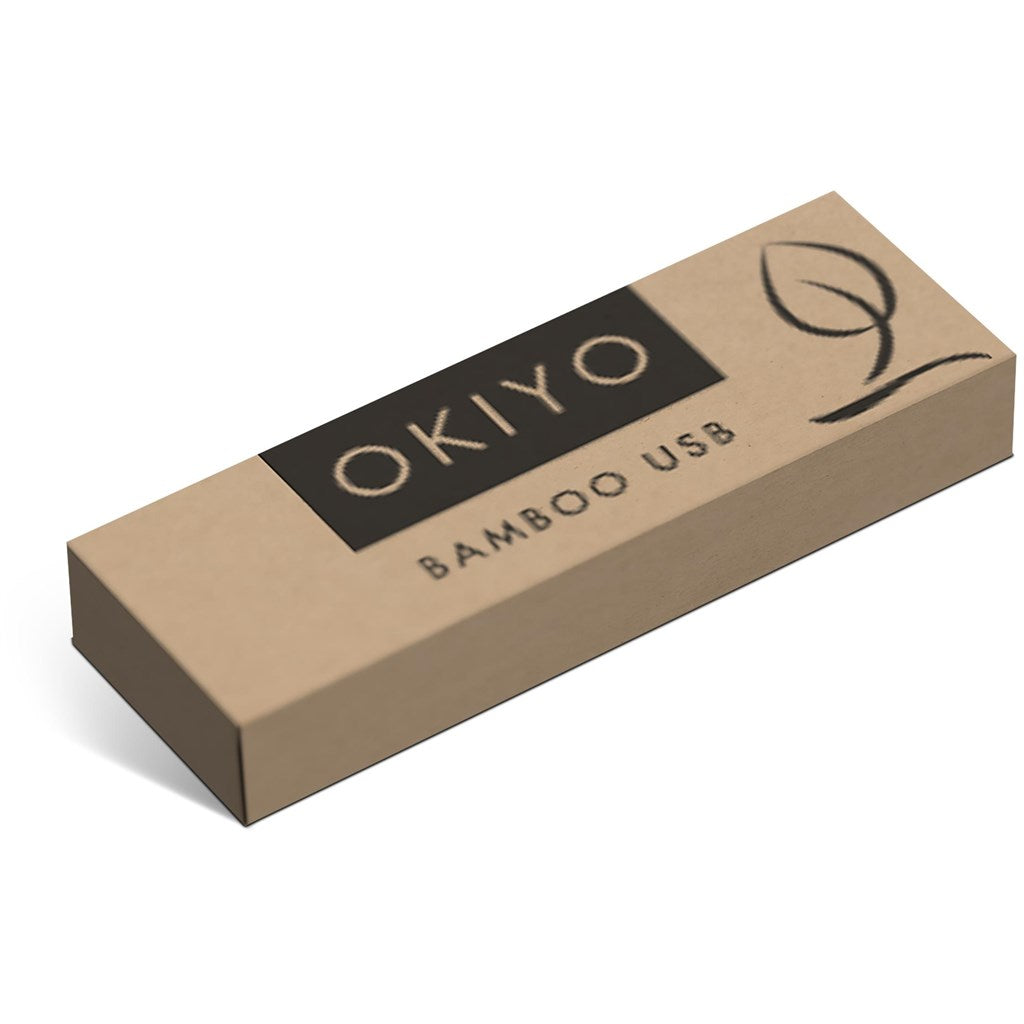 Okiyo Bakemono Bamboo Flash Drive - 32GB ZA Flash Drives,Bamboo Products Mirelle Leather and Lifestyle