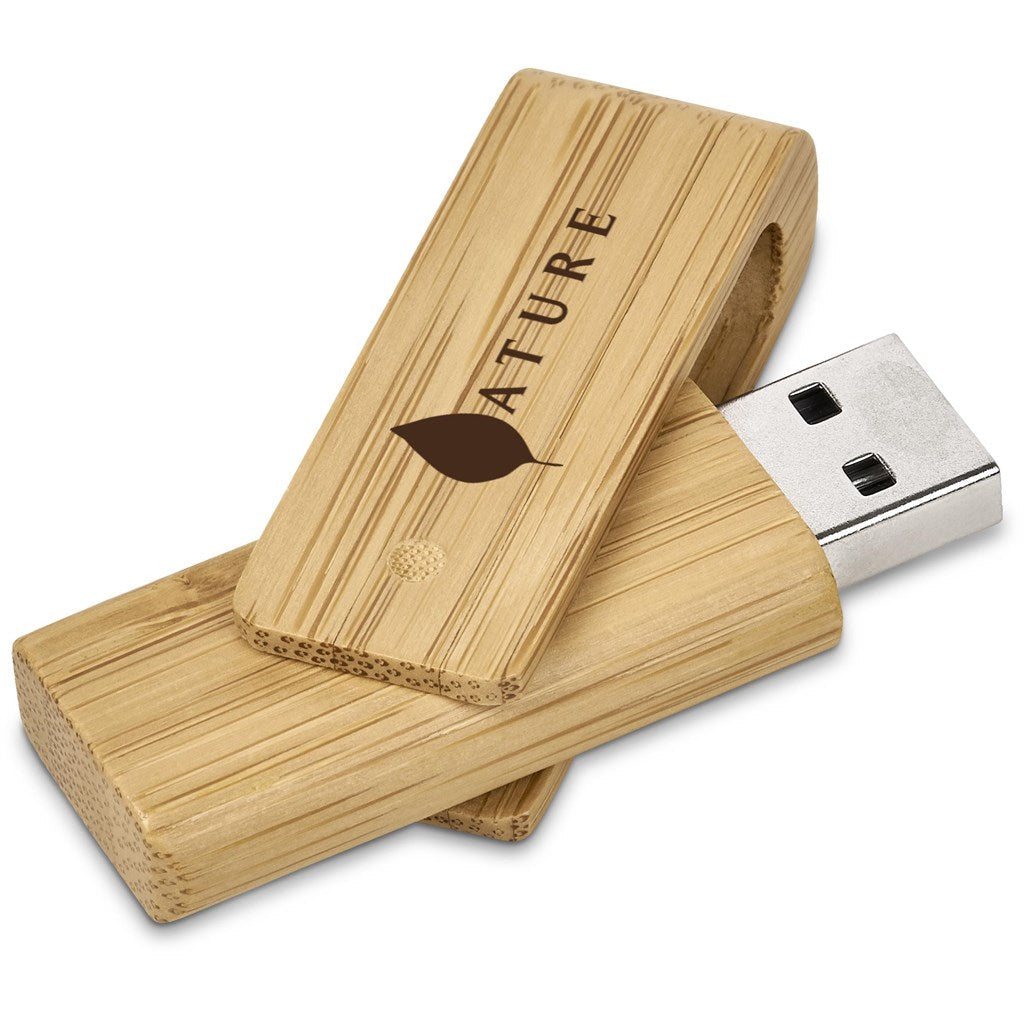 Okiyo Bakemono Bamboo Flash Drive - 32GB ZA Flash Drives,Bamboo Products Mirelle Leather and Lifestyle