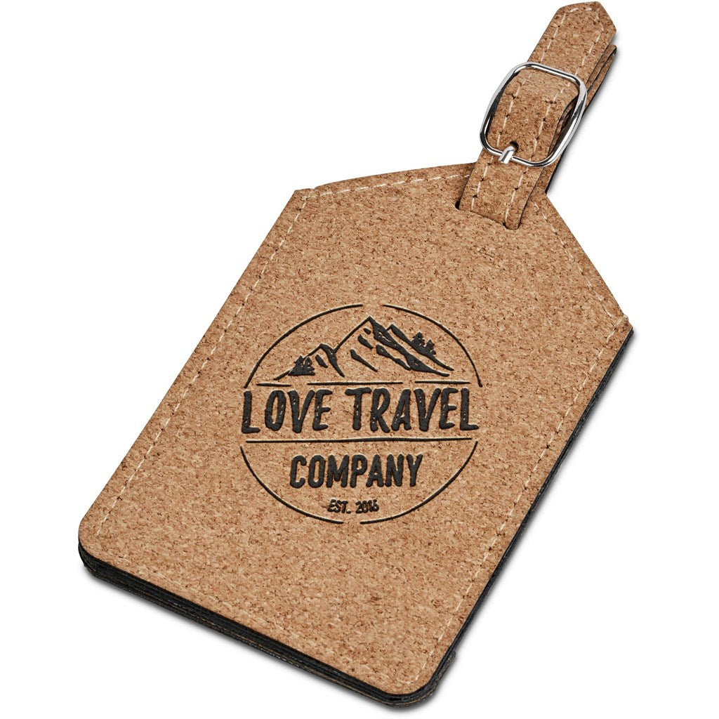 Okiyo Bouken Cork Luggage Tag Mirelle Leather and Lifestyle