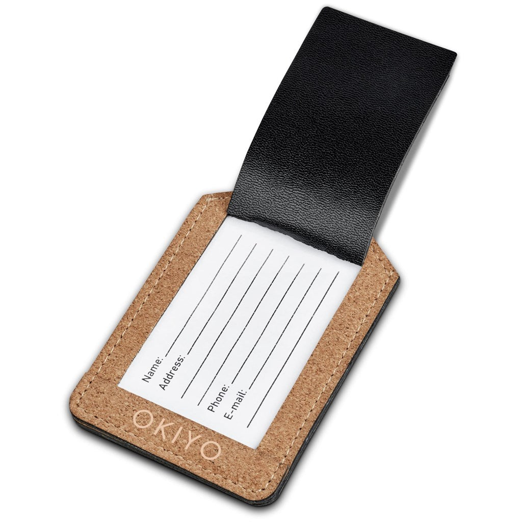 Okiyo Bouken Cork Luggage Tag Mirelle Leather and Lifestyle