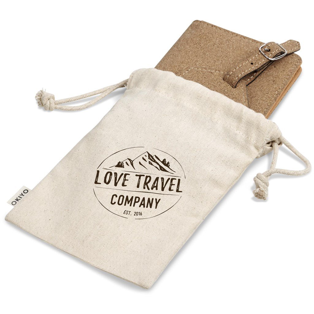 Okiyo Bouken Cork Travel Gift Set ZA Travel Gifts,Travel Essentials Mirelle Leather and Lifestyle