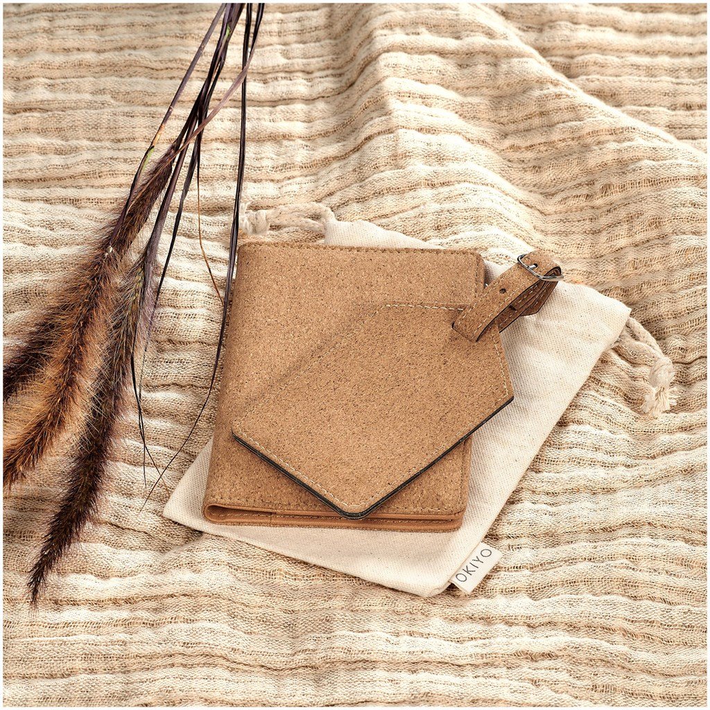 Okiyo Bouken Cork Travel Gift Set ZA Travel Gifts,Travel Essentials Mirelle Leather and Lifestyle