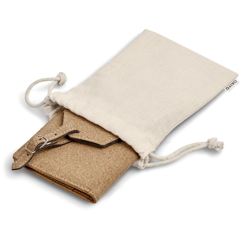 Okiyo Bouken Cork Travel Gift Set ZA Travel Gifts,Travel Essentials Mirelle Leather and Lifestyle