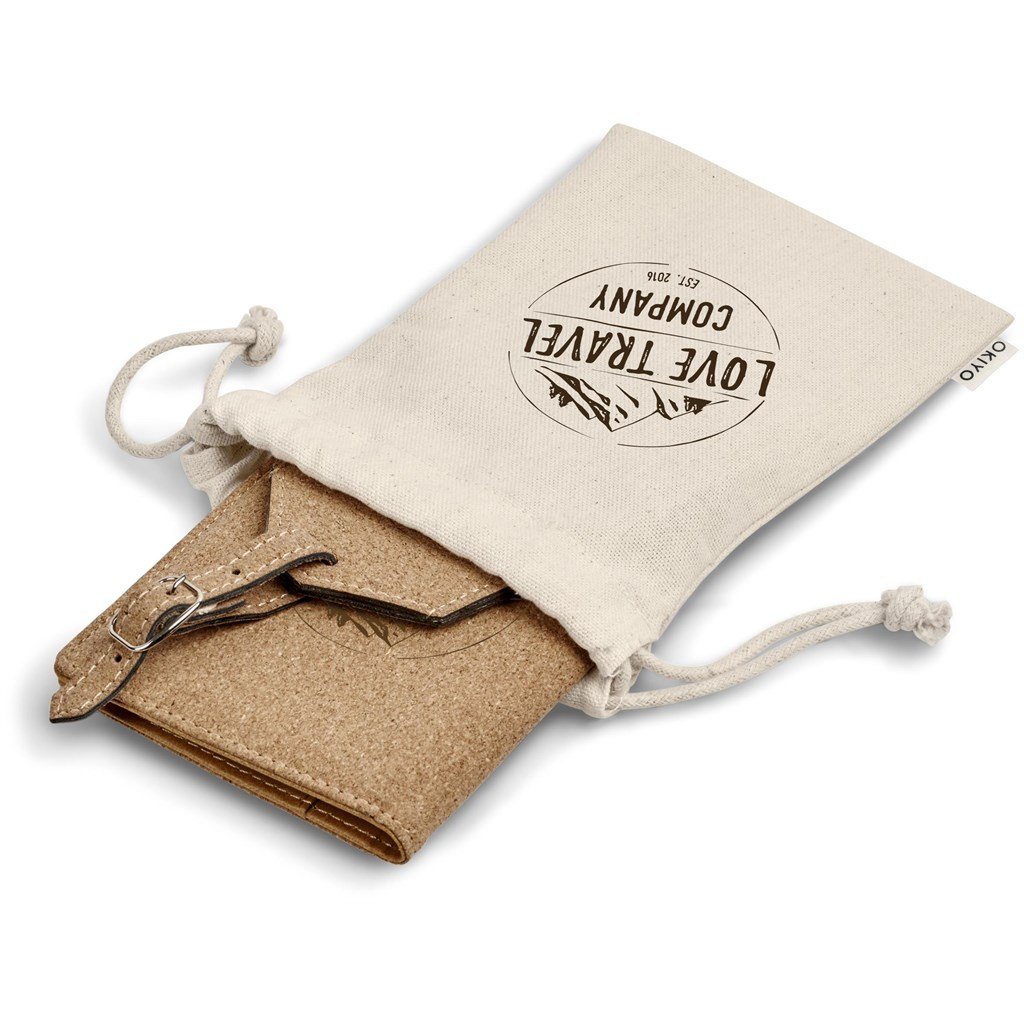 Okiyo Bouken Cork Travel Gift Set ZA Travel Gifts,Travel Essentials Mirelle Leather and Lifestyle