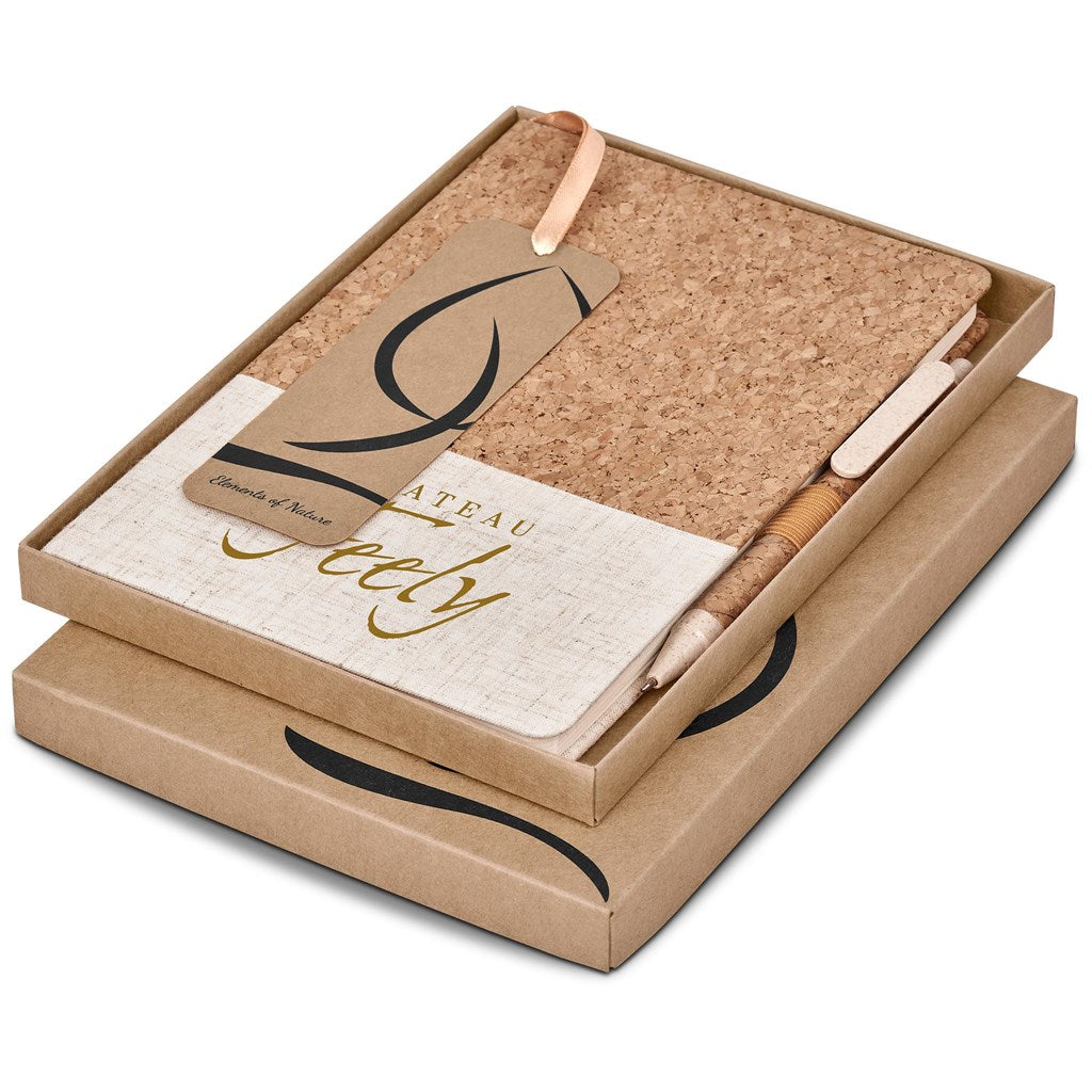 Okiyo Cardon Cork Notebook & Pen Set - MIRELLE Leather and Lifestyle