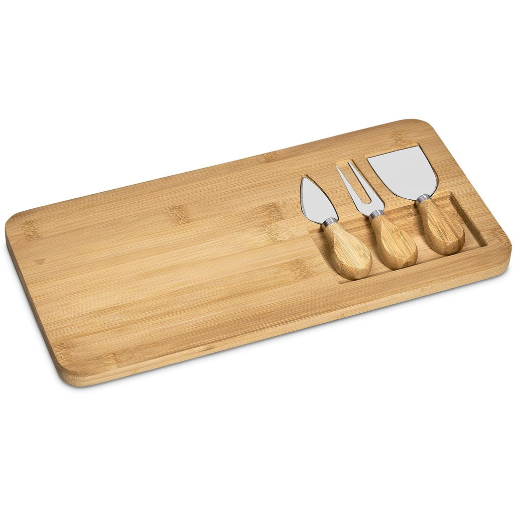 Okiyo Chizu Bamboo Cheese Board Set Mirelle Leather and Lifestyle