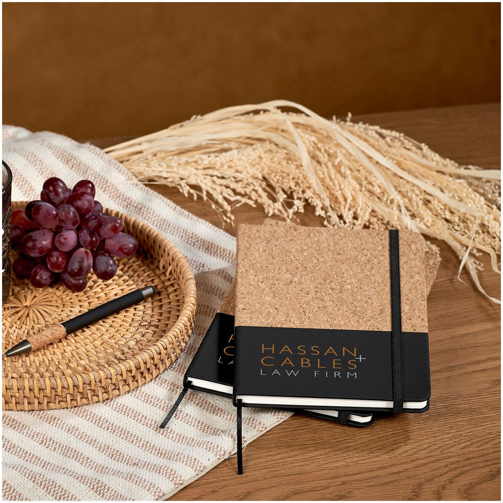Okiyo Denki Cork A5 Hard Cover Notebook ZA A5 Notebooks,Cork Products Mirelle Leather and Lifestyle