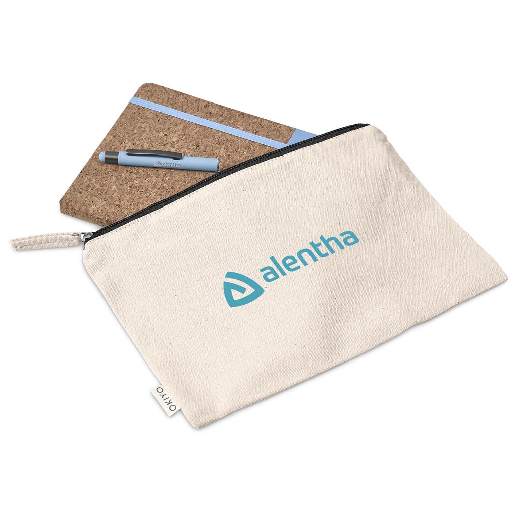 Okiyo Denki Cork Notebook & Pen Set Mirelle Leather and Lifestyle