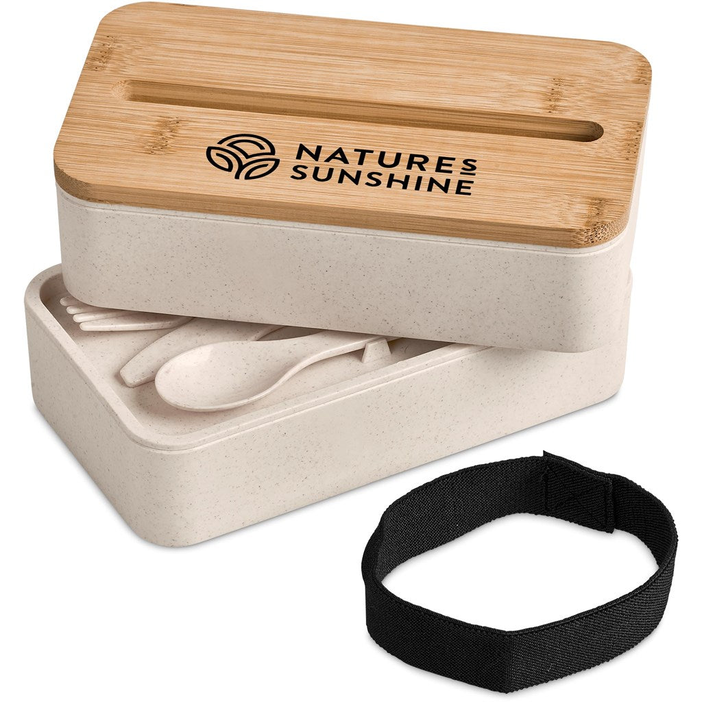 Okiyo Dura Wheat Straw & Bamboo Lunch Box Set Mirelle Leather and Lifestyle